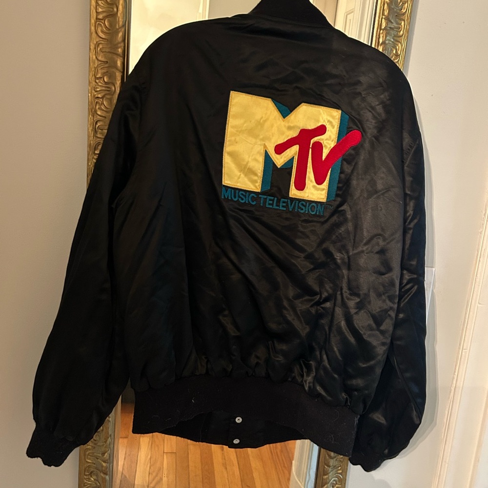 MTV Black Bomber Jacket